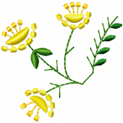 Flowers And Tree Embroidery Design 3 Flowers And Tree Embroidery Design 3